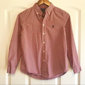 Ralph Lauren | Red Gingham Button Up